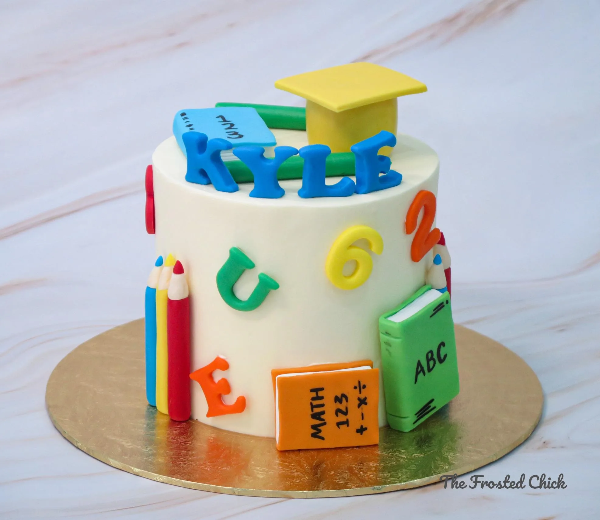 ABCs & 123s Cake