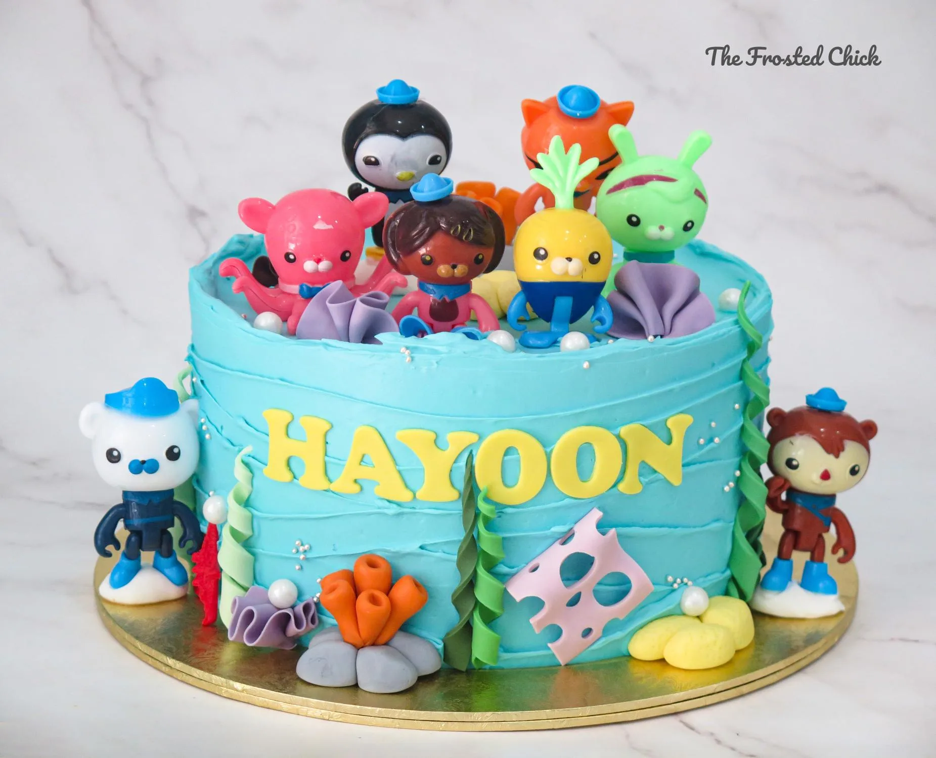 Octonauts Inspired Underwater Cake