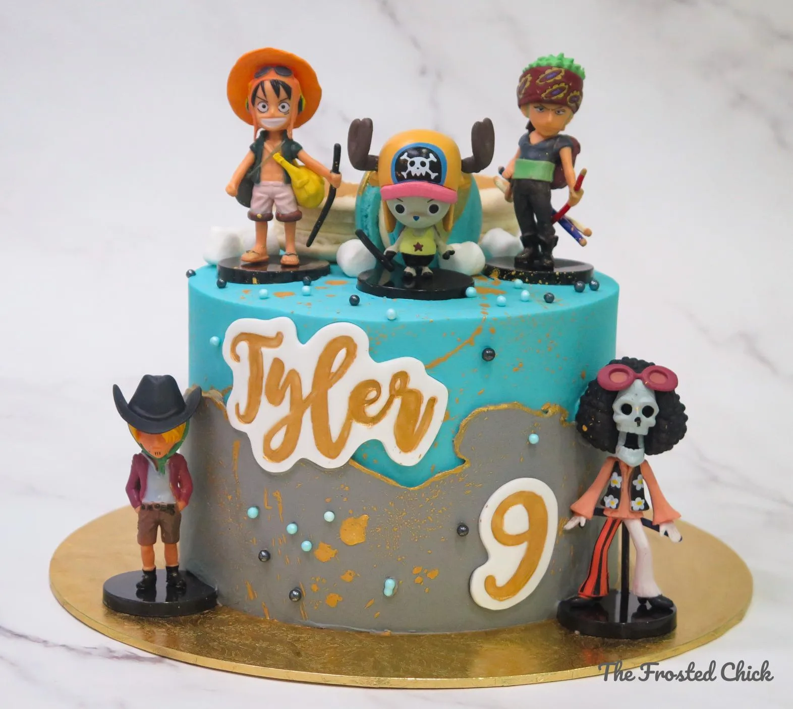One Piece Anime Inspired Fault Line Cake