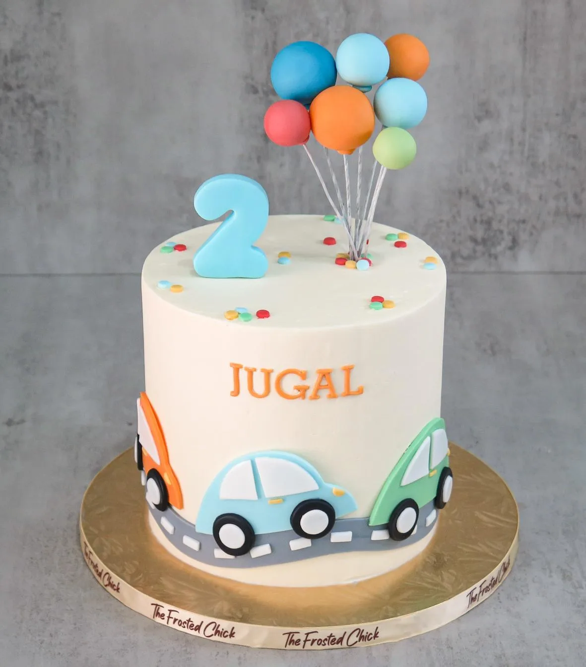 I Love Cars Cake
