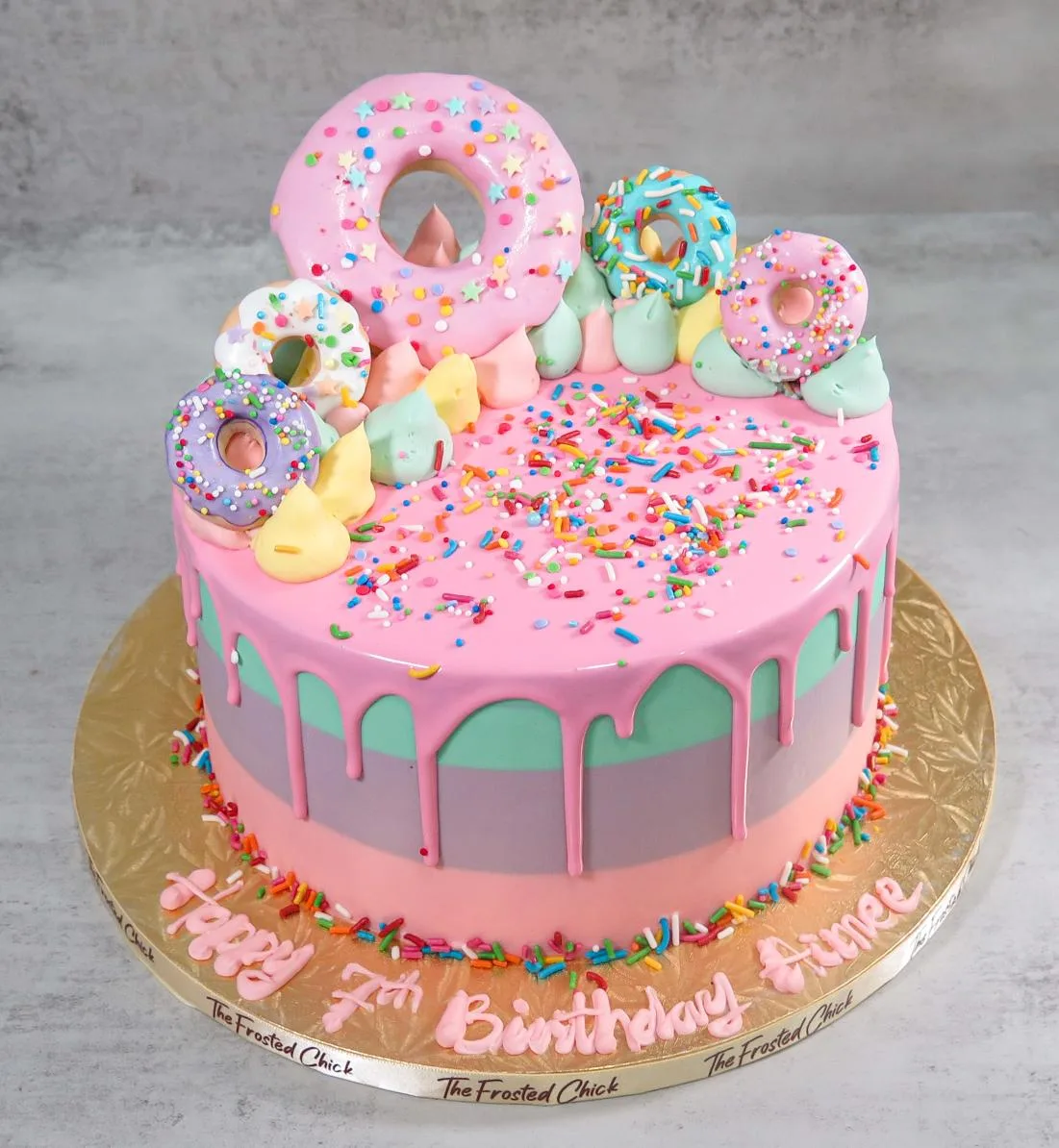 Confetti Donut Cake