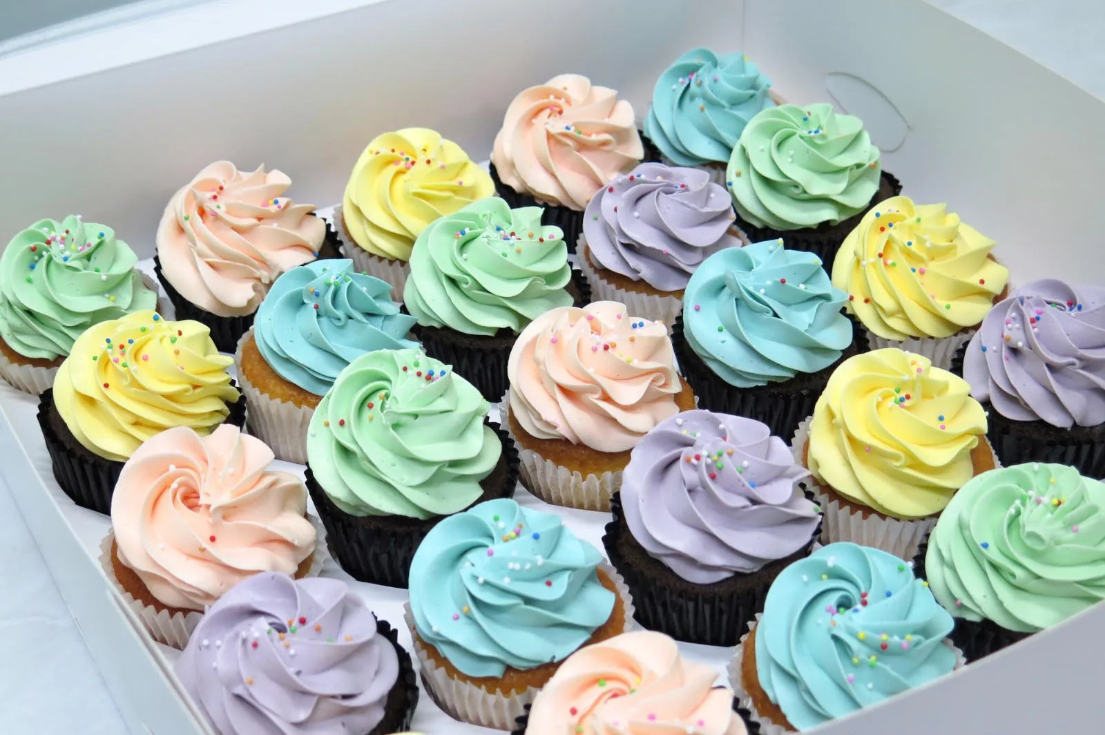 Pastel Cupcakes