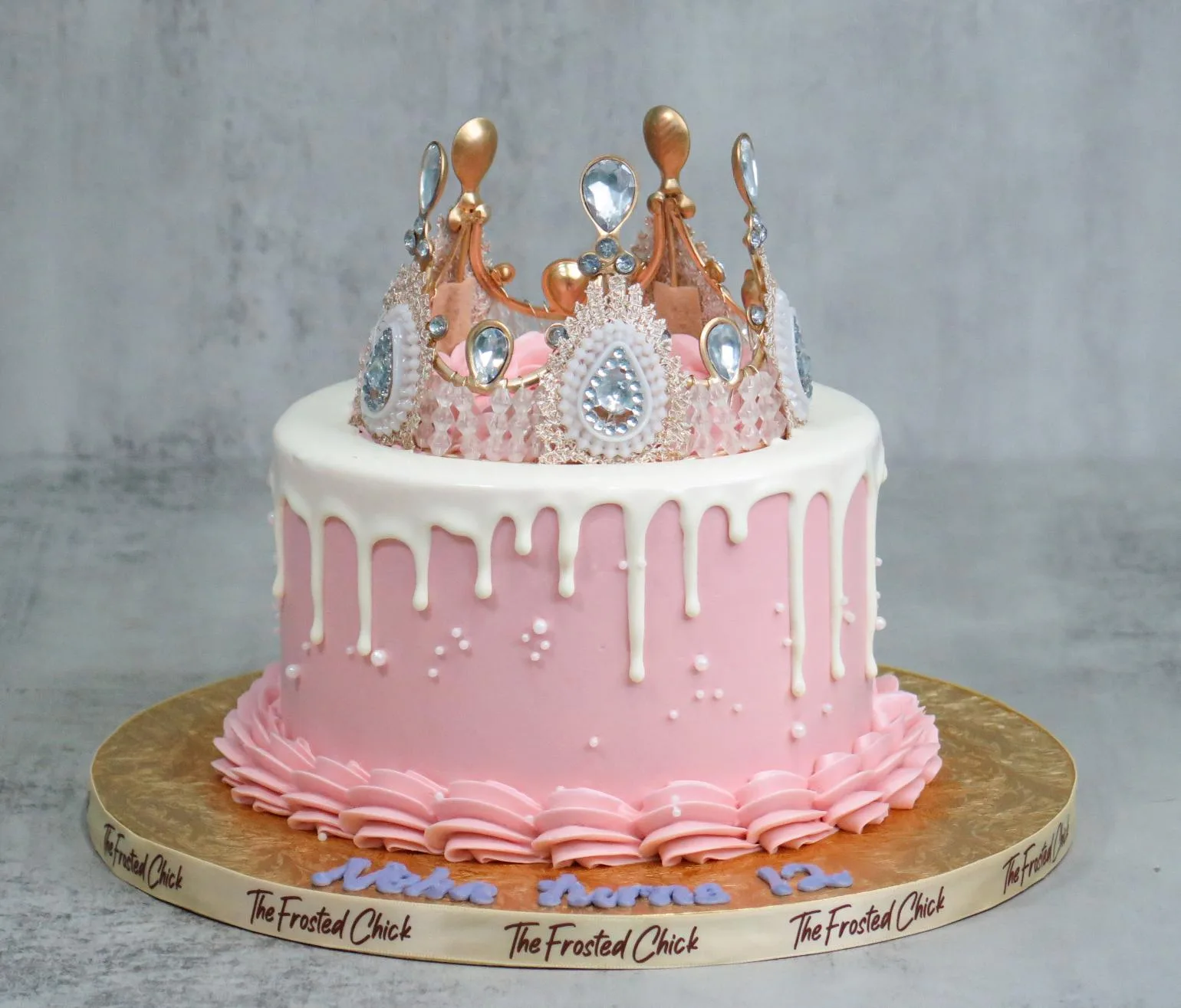Cutie Crown Drip Cake