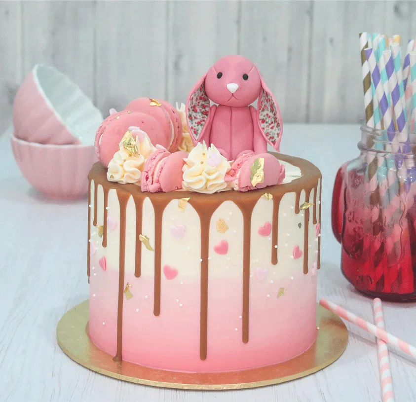 Bunny Drip Cake