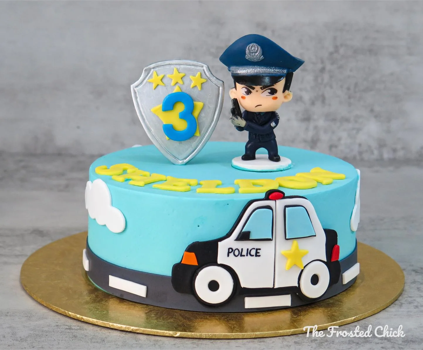 Police Save The Day Cake