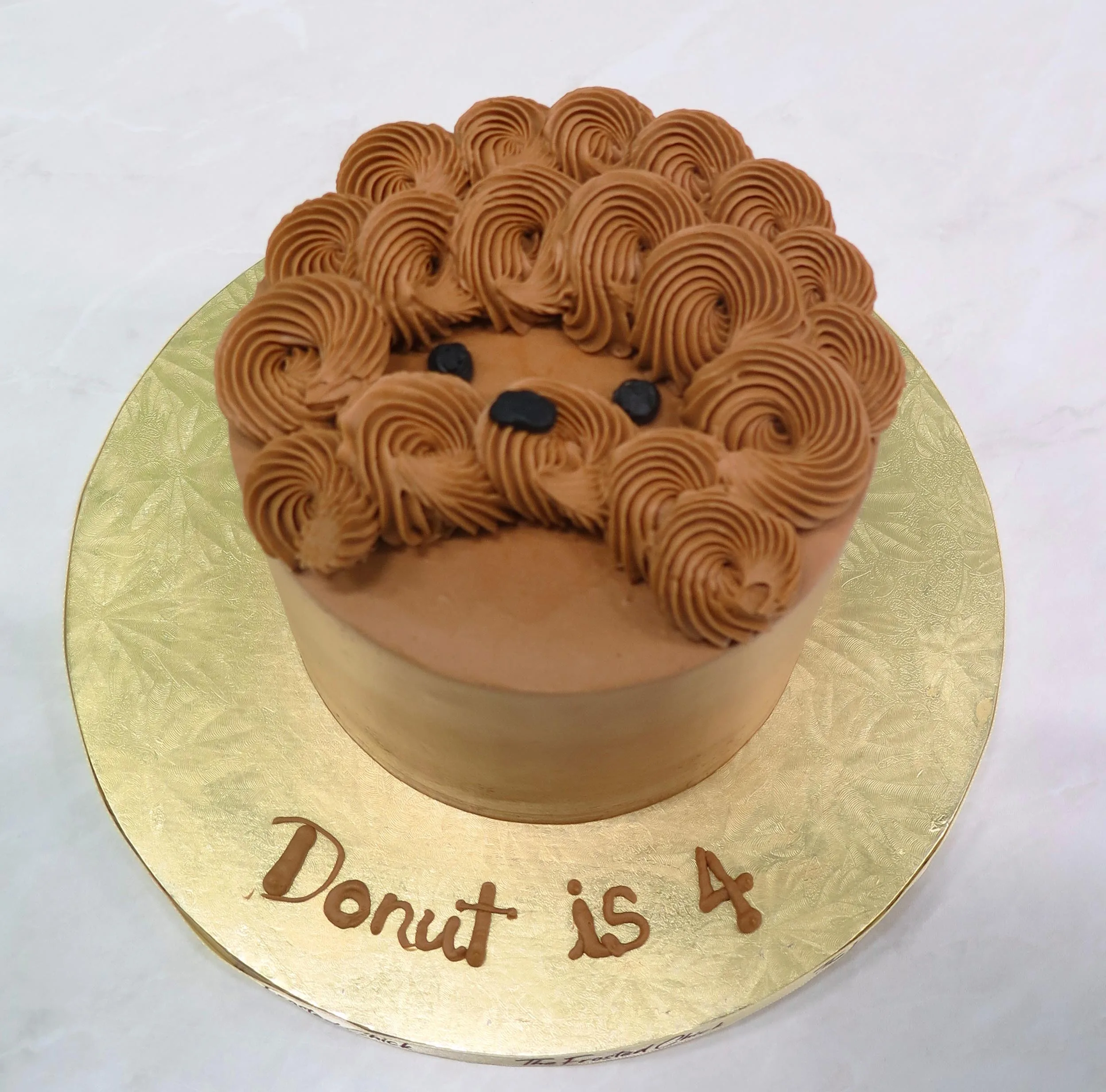 Poodle Puppy Dog Cake
