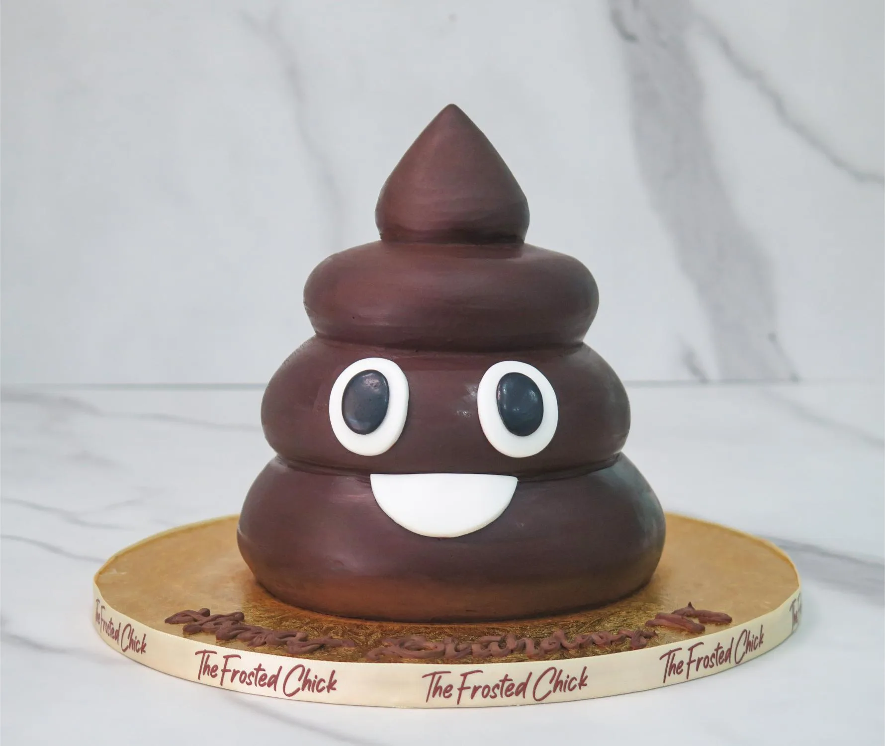 Poop Emoji Cake