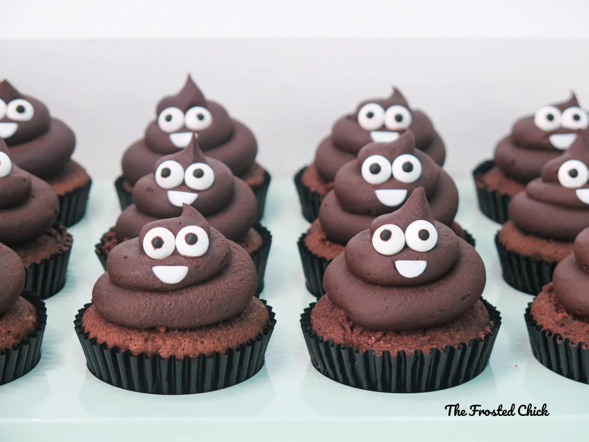 Poop Emoji Cupcakes