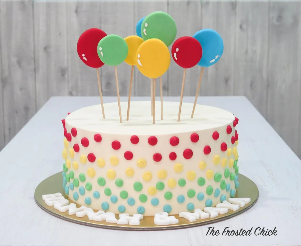 Balloon Celebration Cake