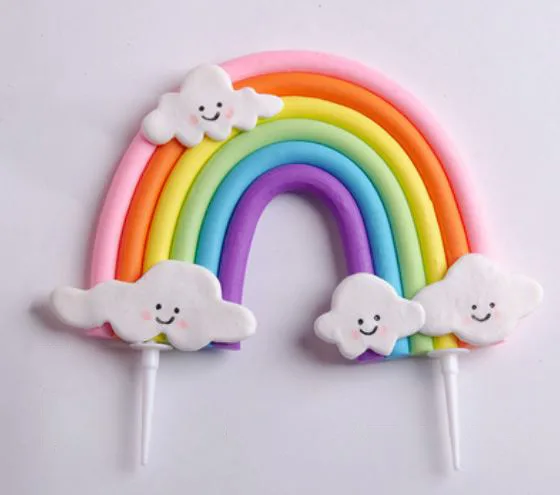 Rainbow Cake Topper