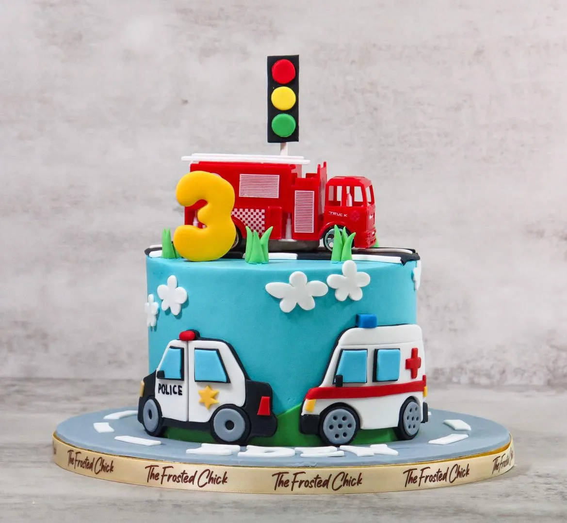 Rescue Vehicles Cake