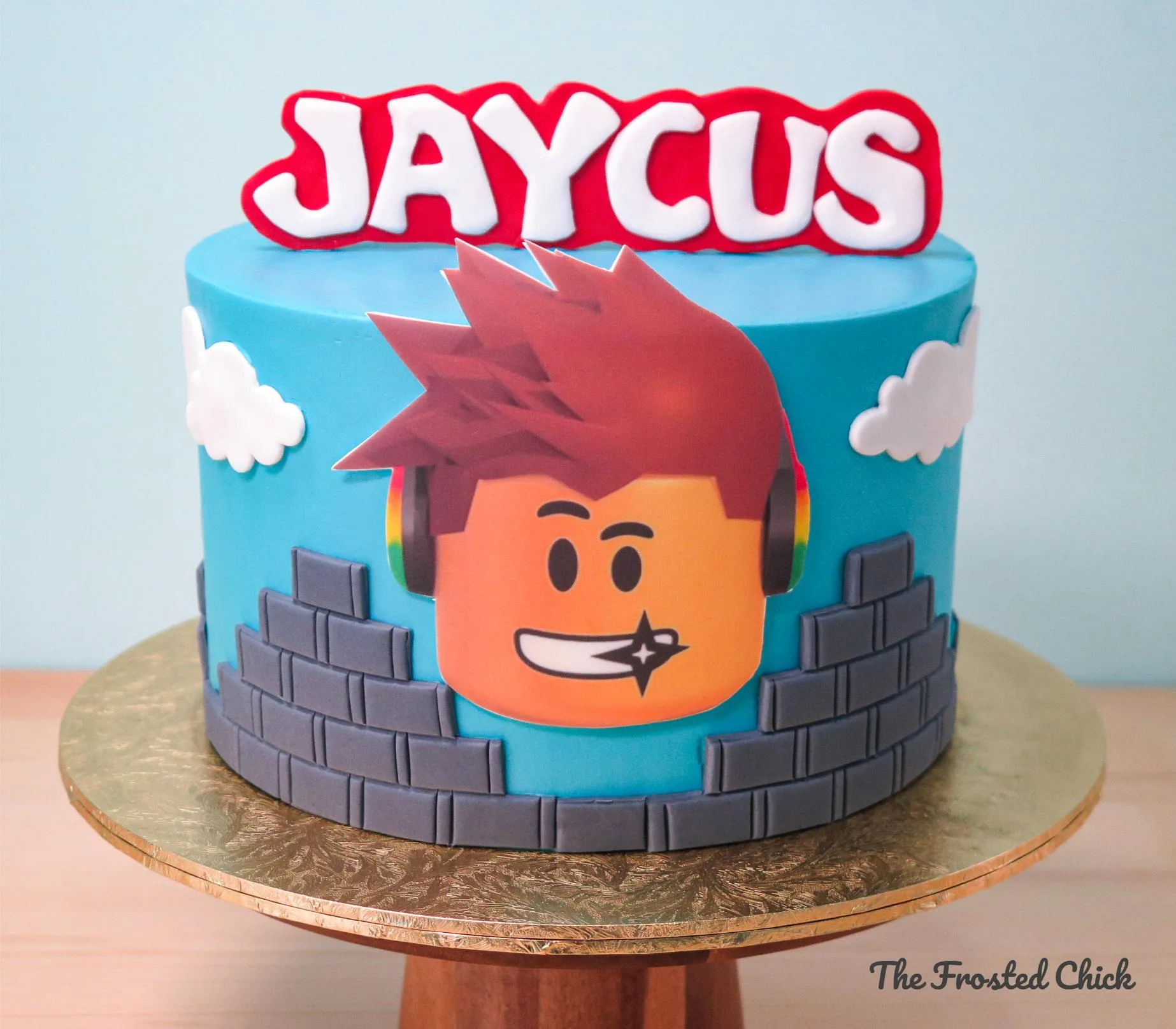Roblox Inspired Cake