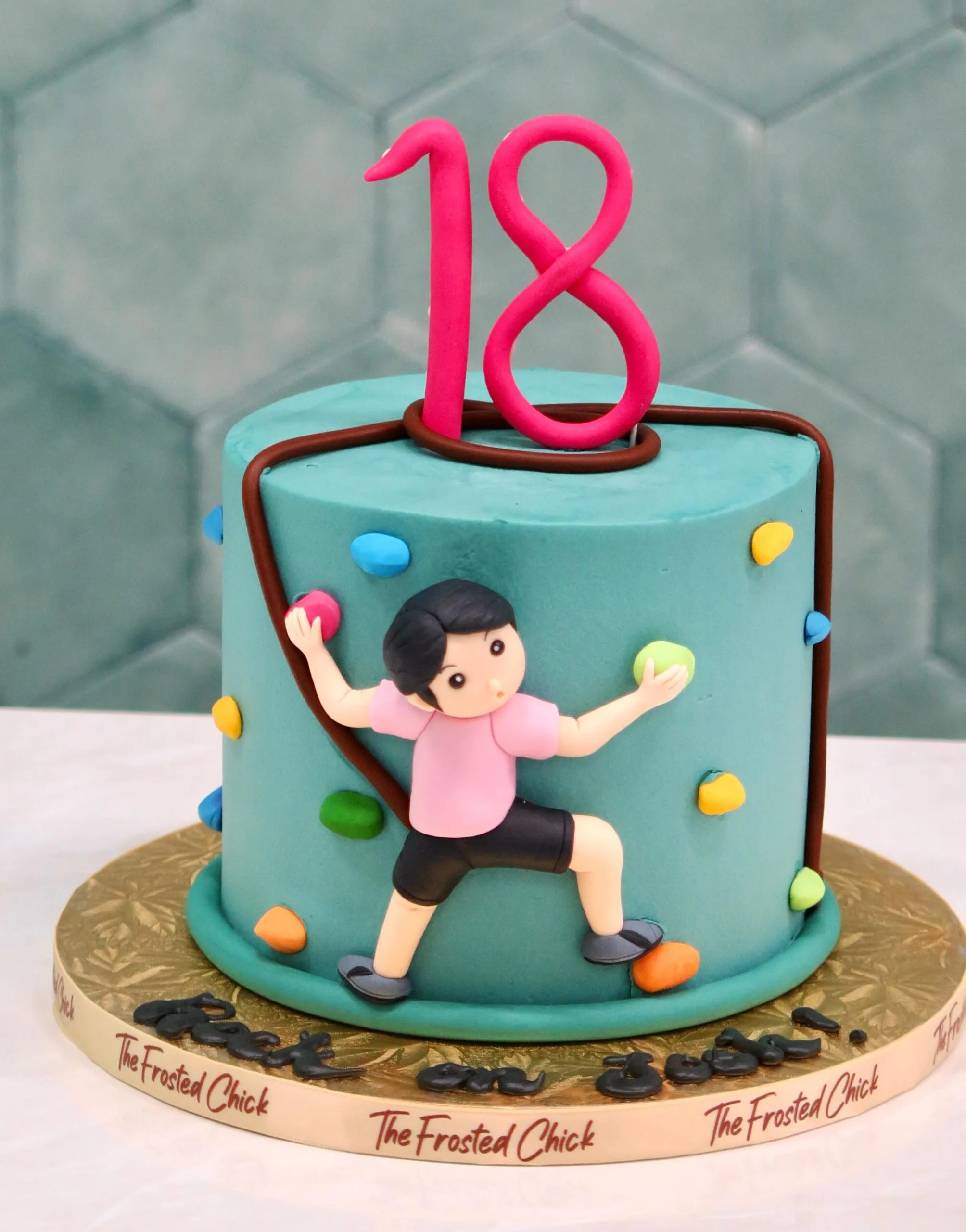 Rock Climbing Cake