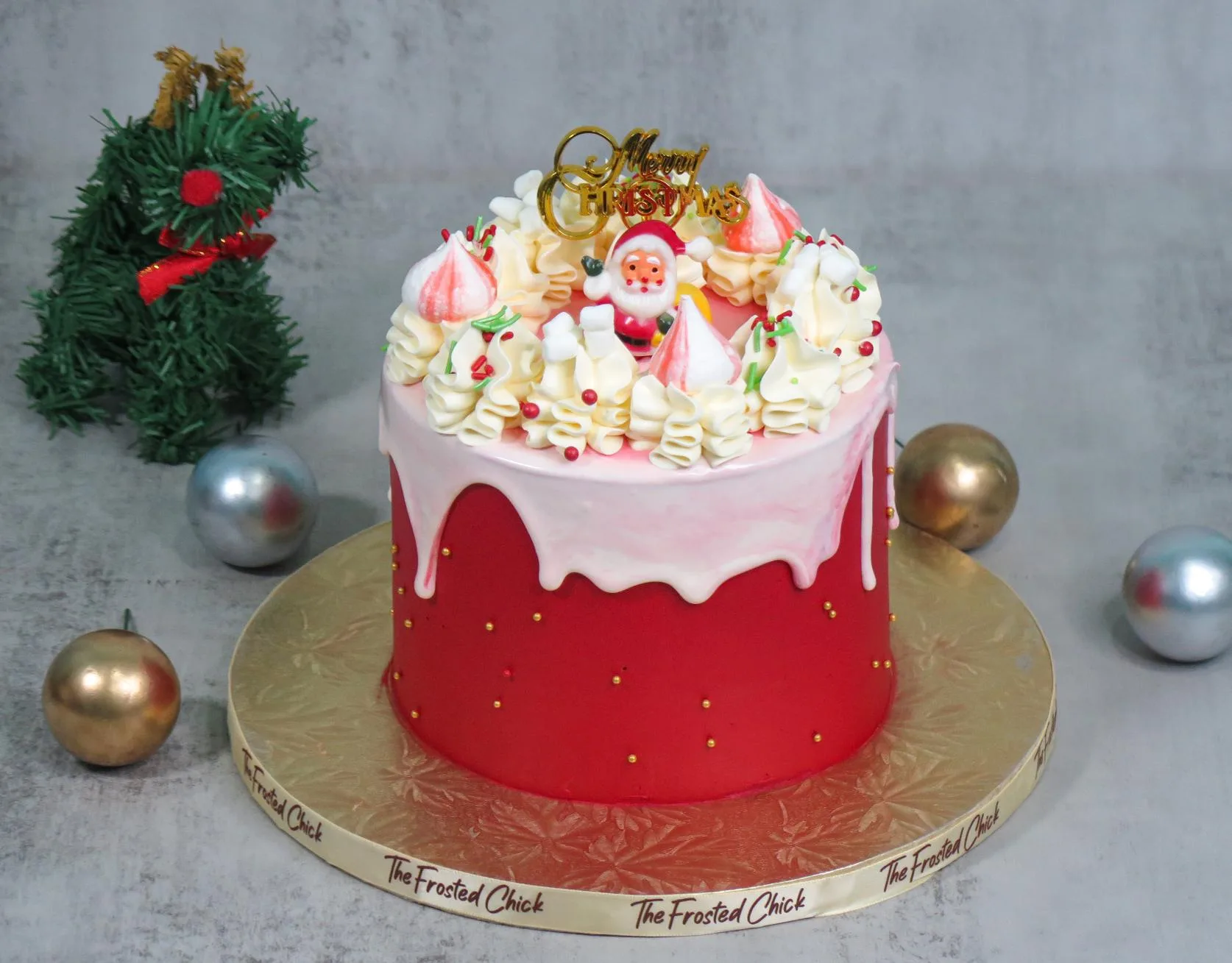 Santa's Party Christmas Cake