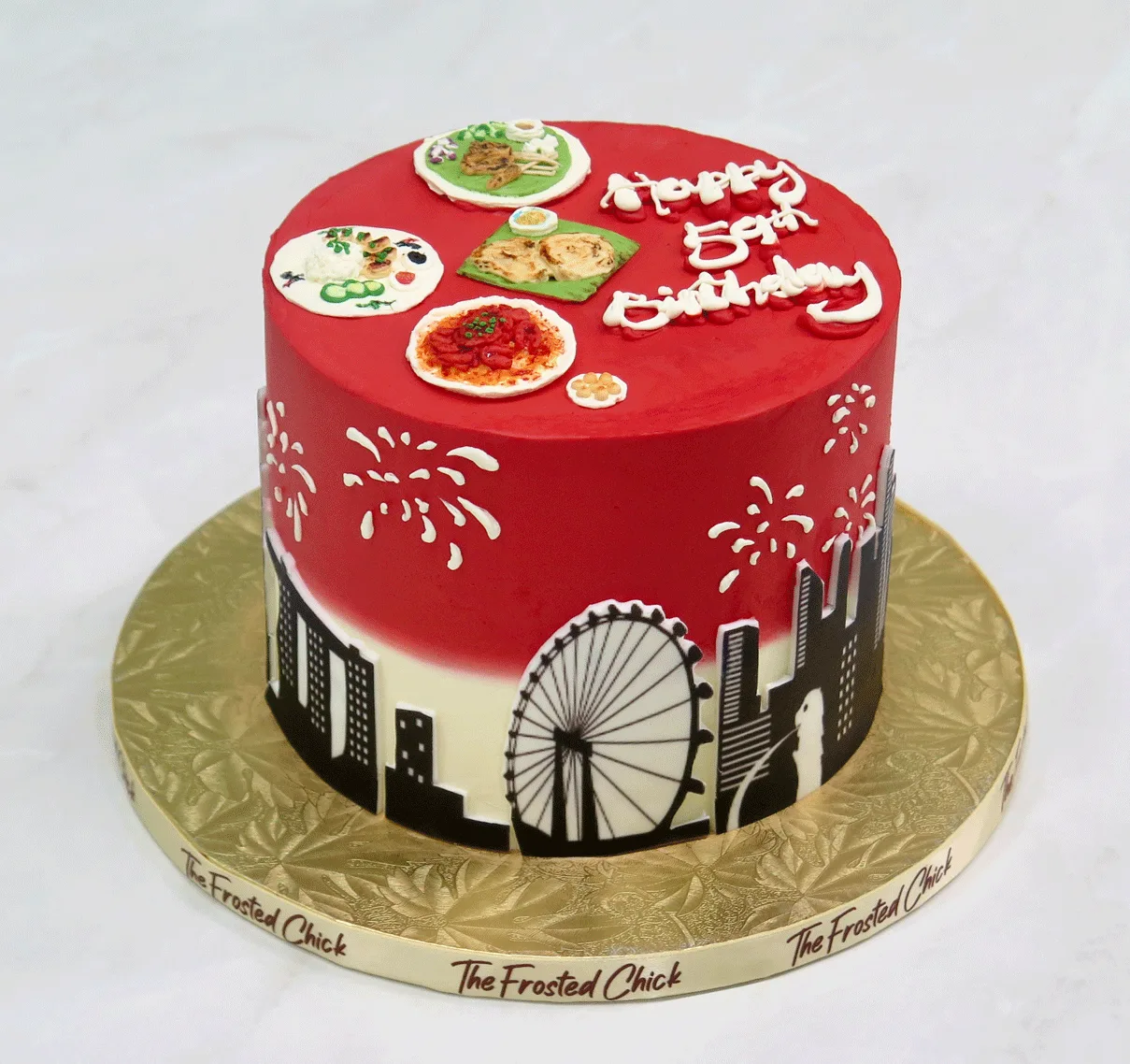 Singapore Foodie National Day Cake