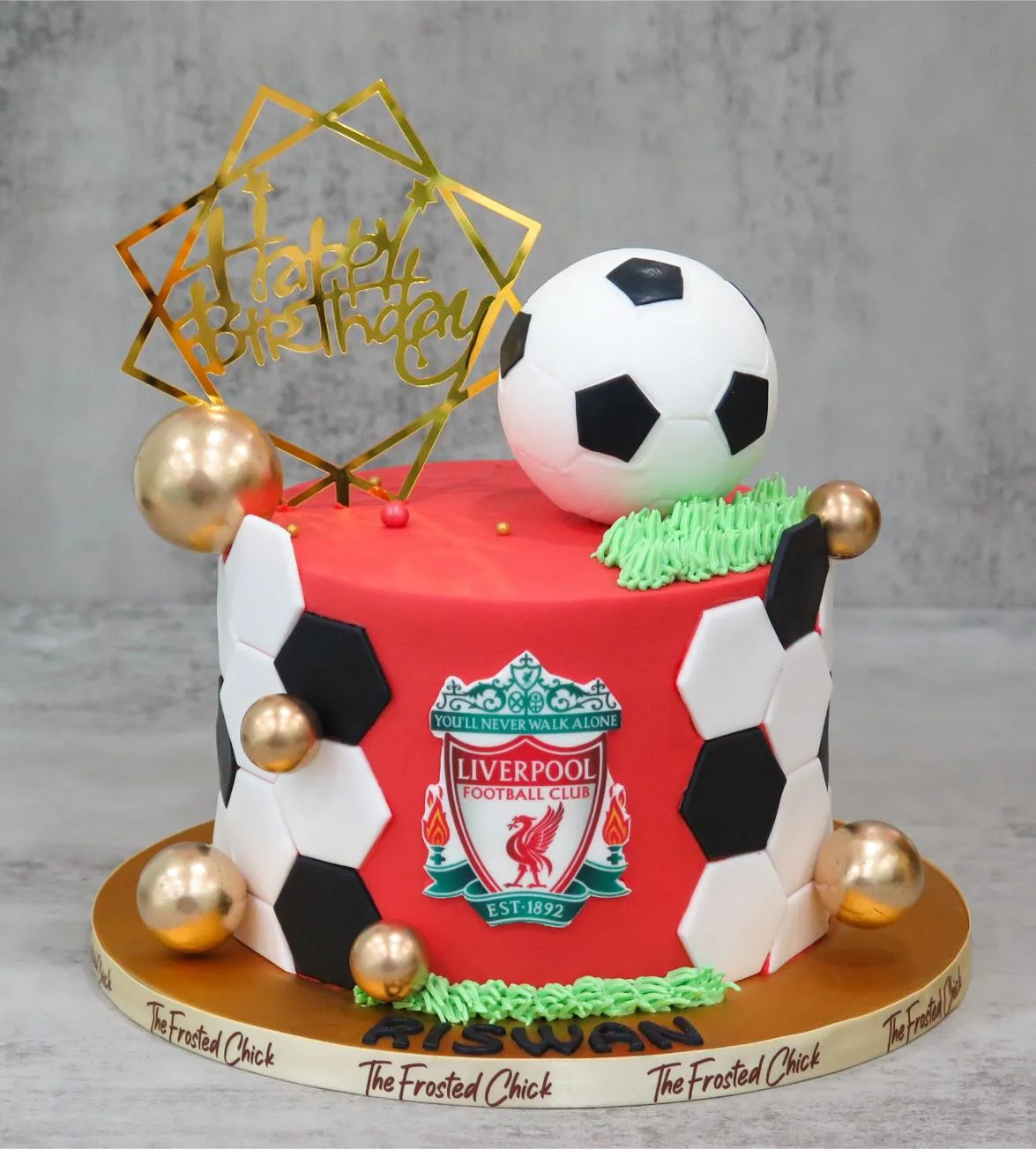 Football Soccer Club Cake