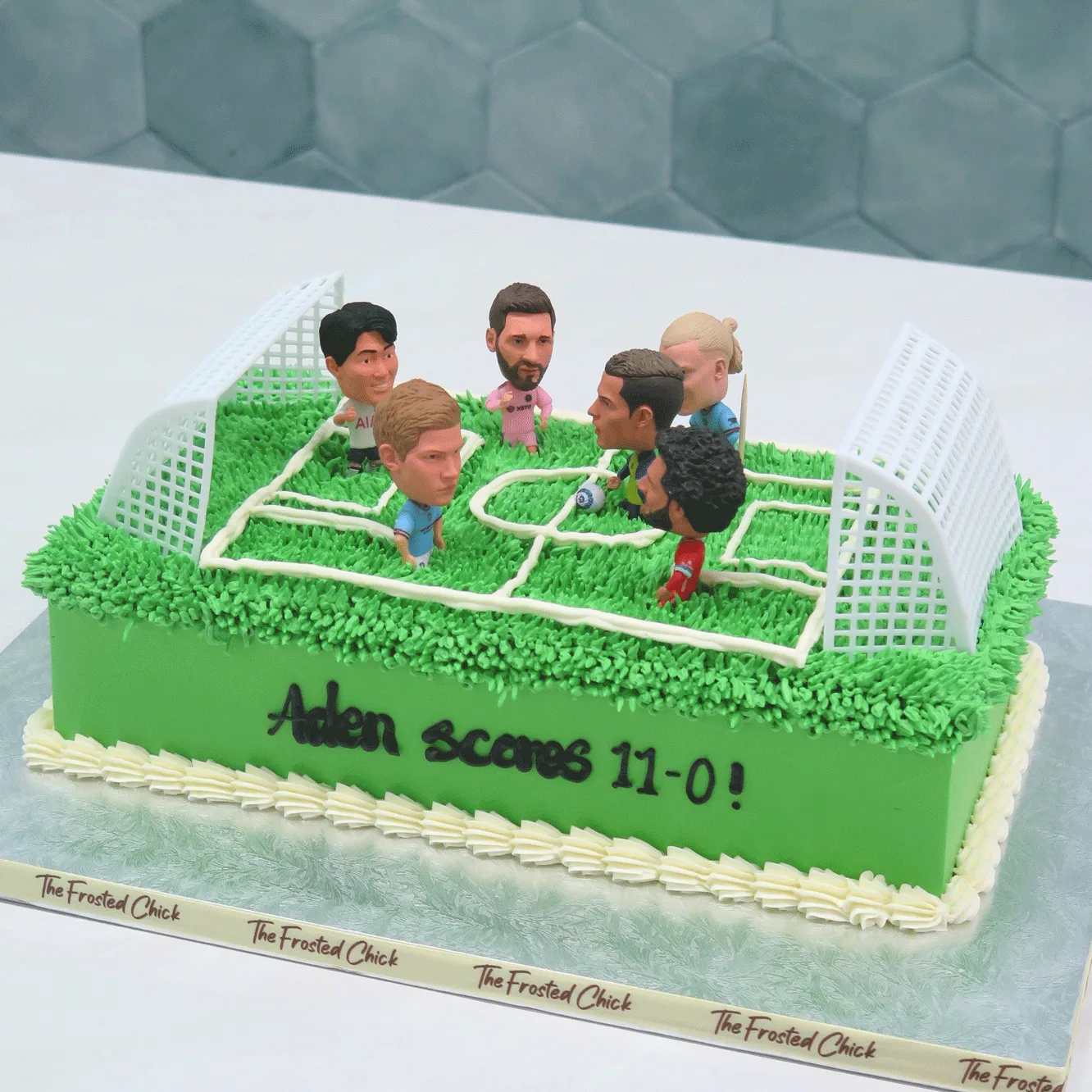 Football Soccer Field Cake