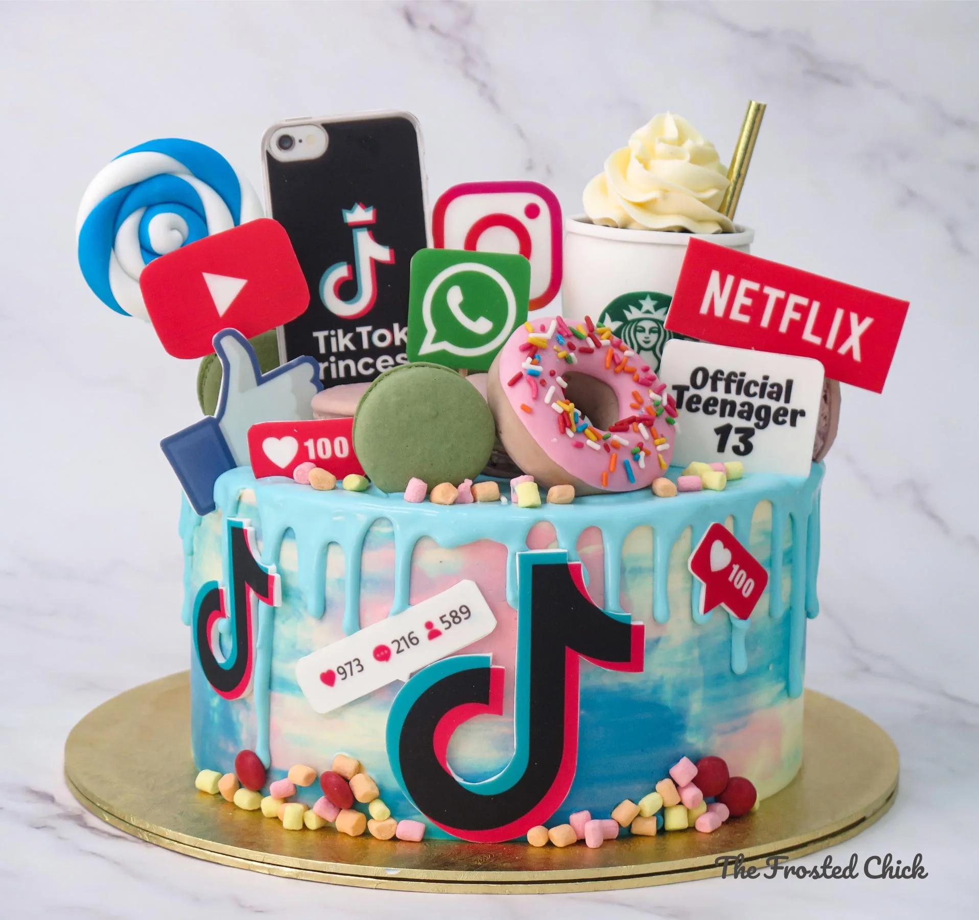 Social Media Inspired Cake