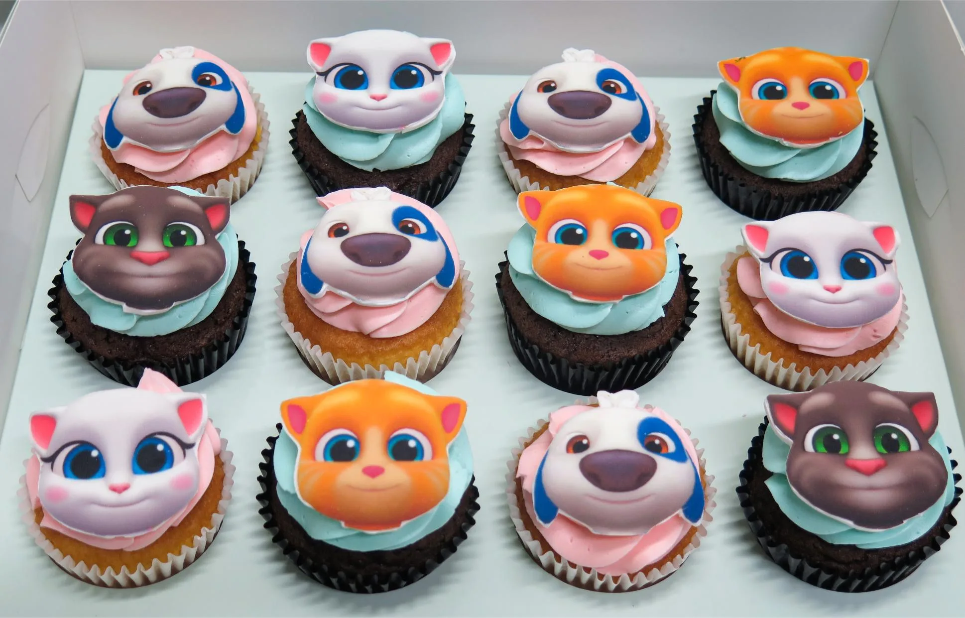 Talking Tom and Friends Cupcakes