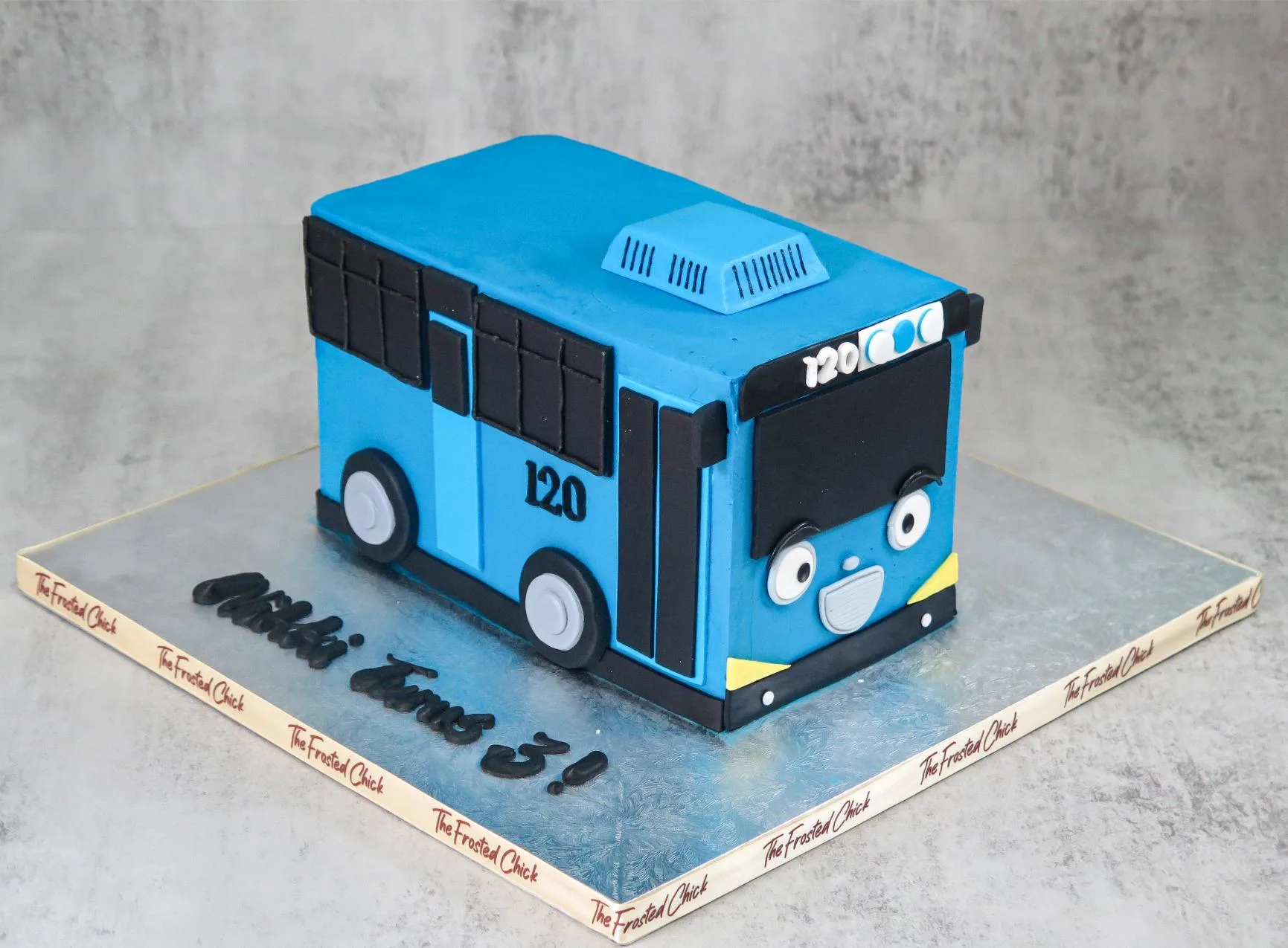 Tayo The Little Bus Inspired Cake