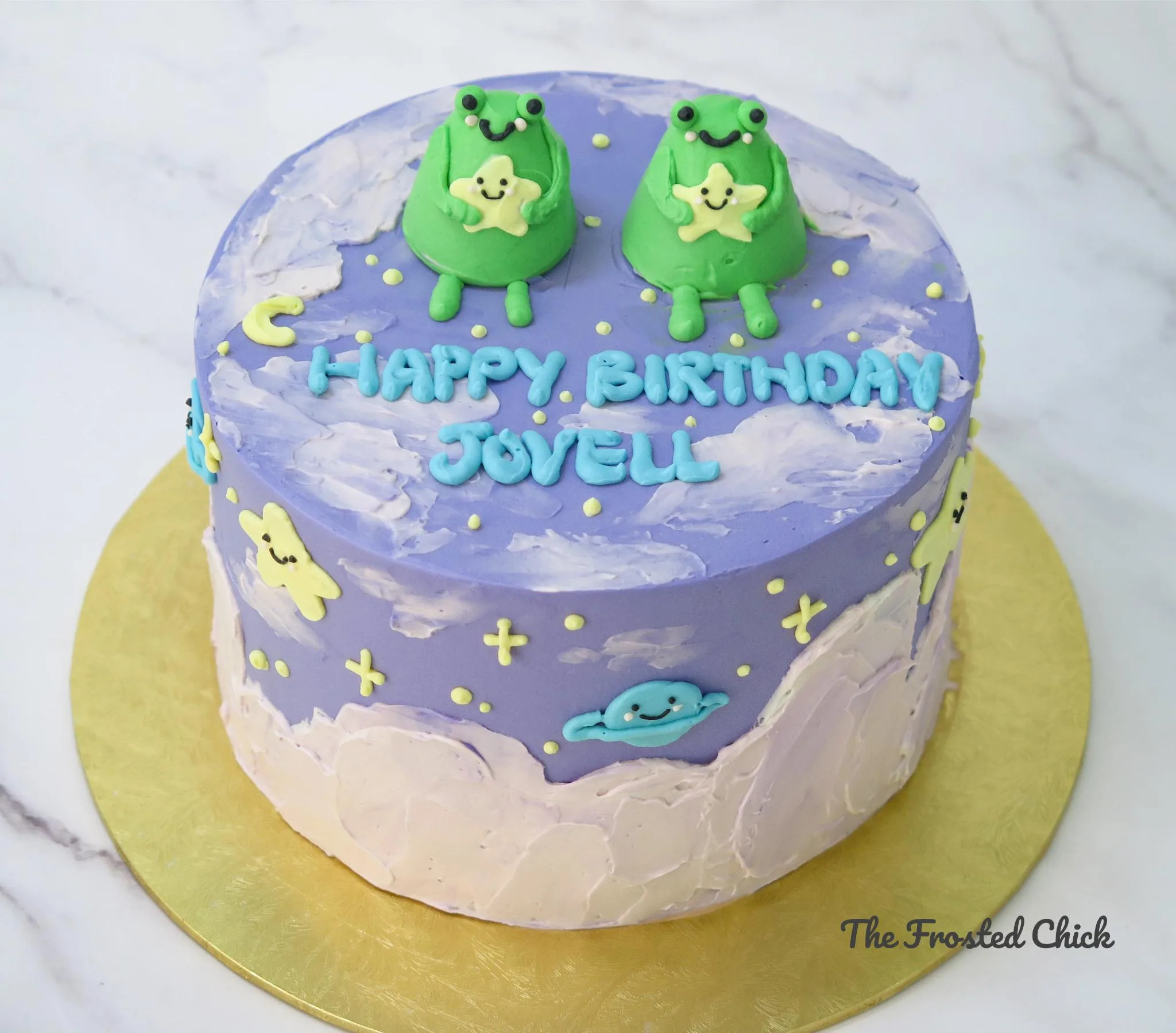 Space Frog Cake