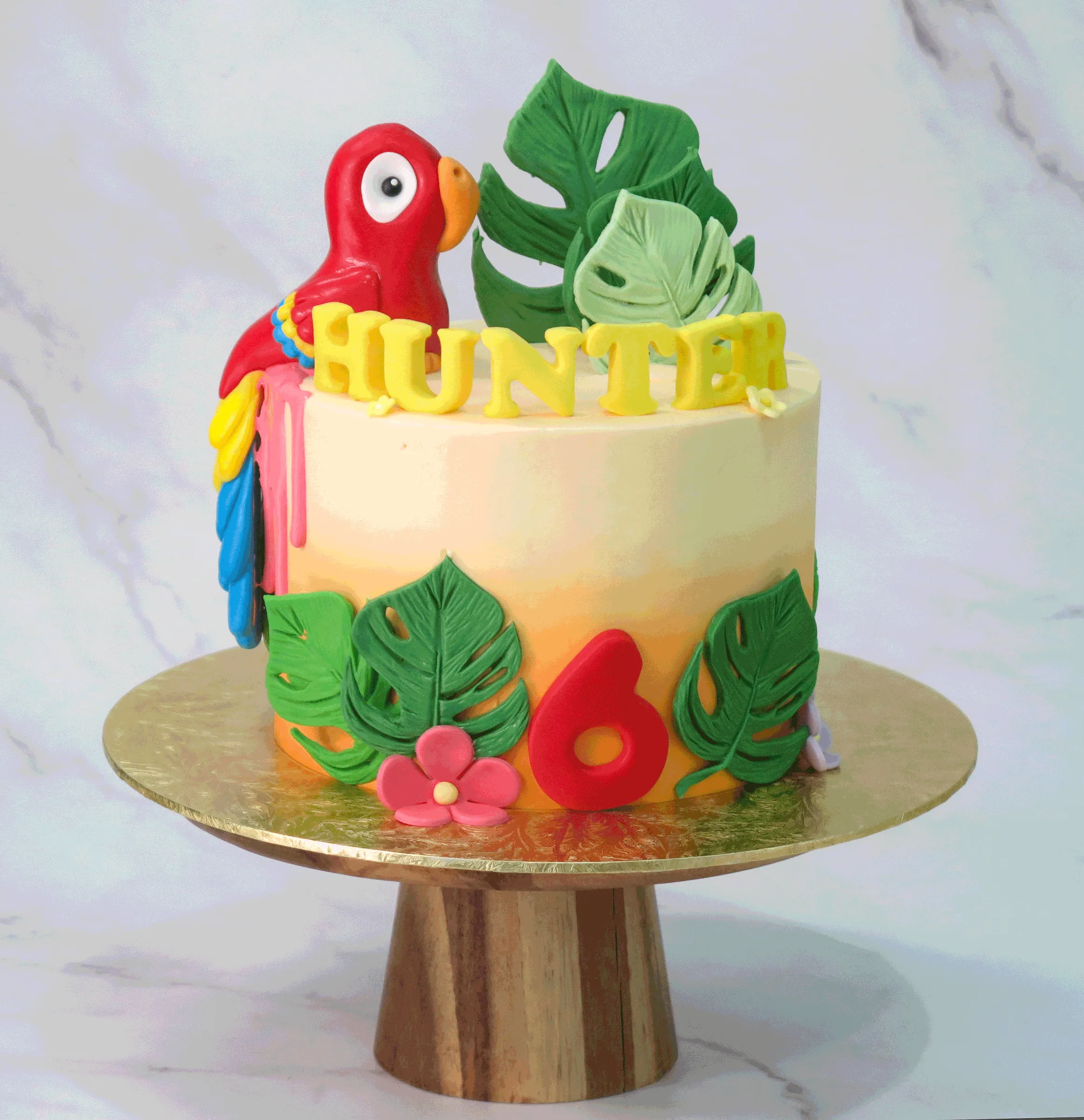 Tropical Parrot Cake