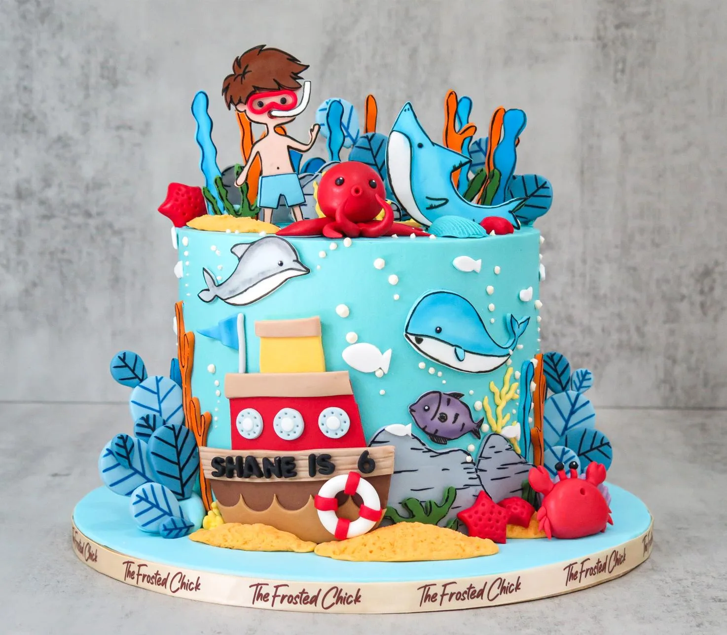 Underwater Explorer Cake