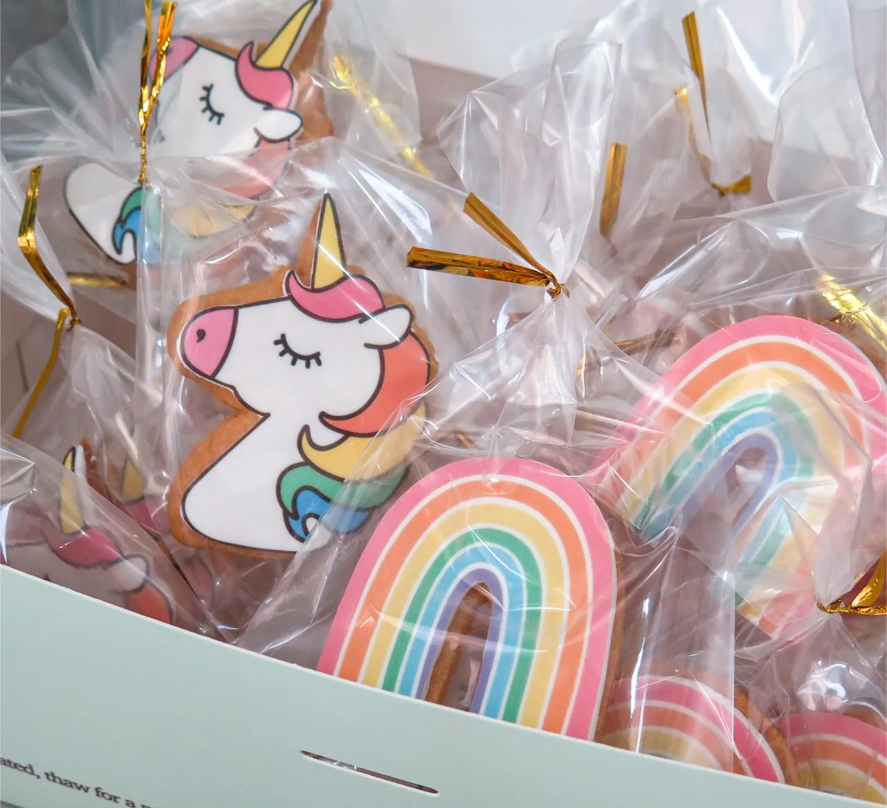 Unicorn x Rainbow Cookies