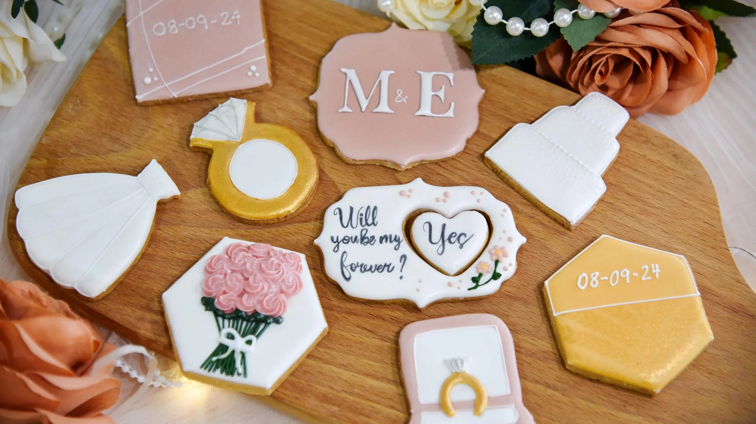 Wedding Proposal Cookies
