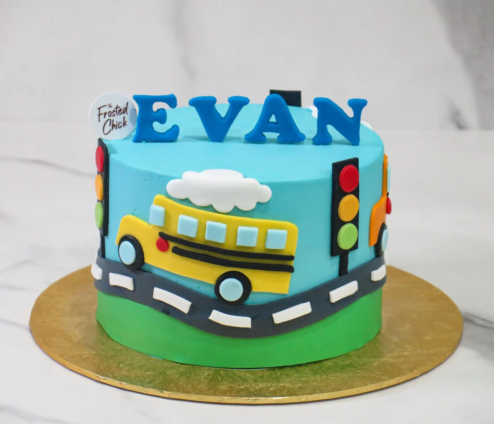 Wheels on the Bus Cake