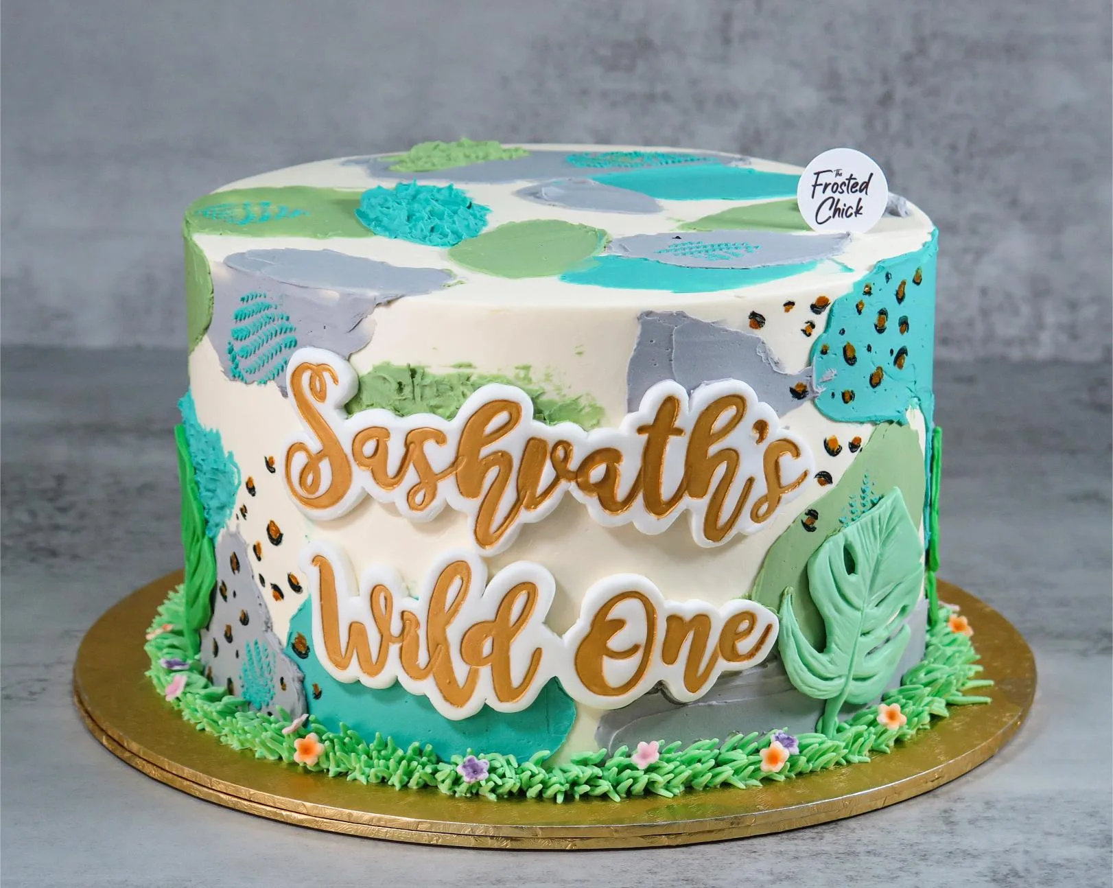 Wild One Safari Cake
