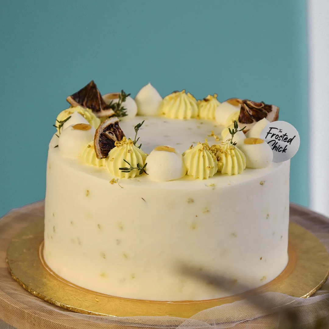Yuzu Oolong Osmanthus Fresh Cream Cake