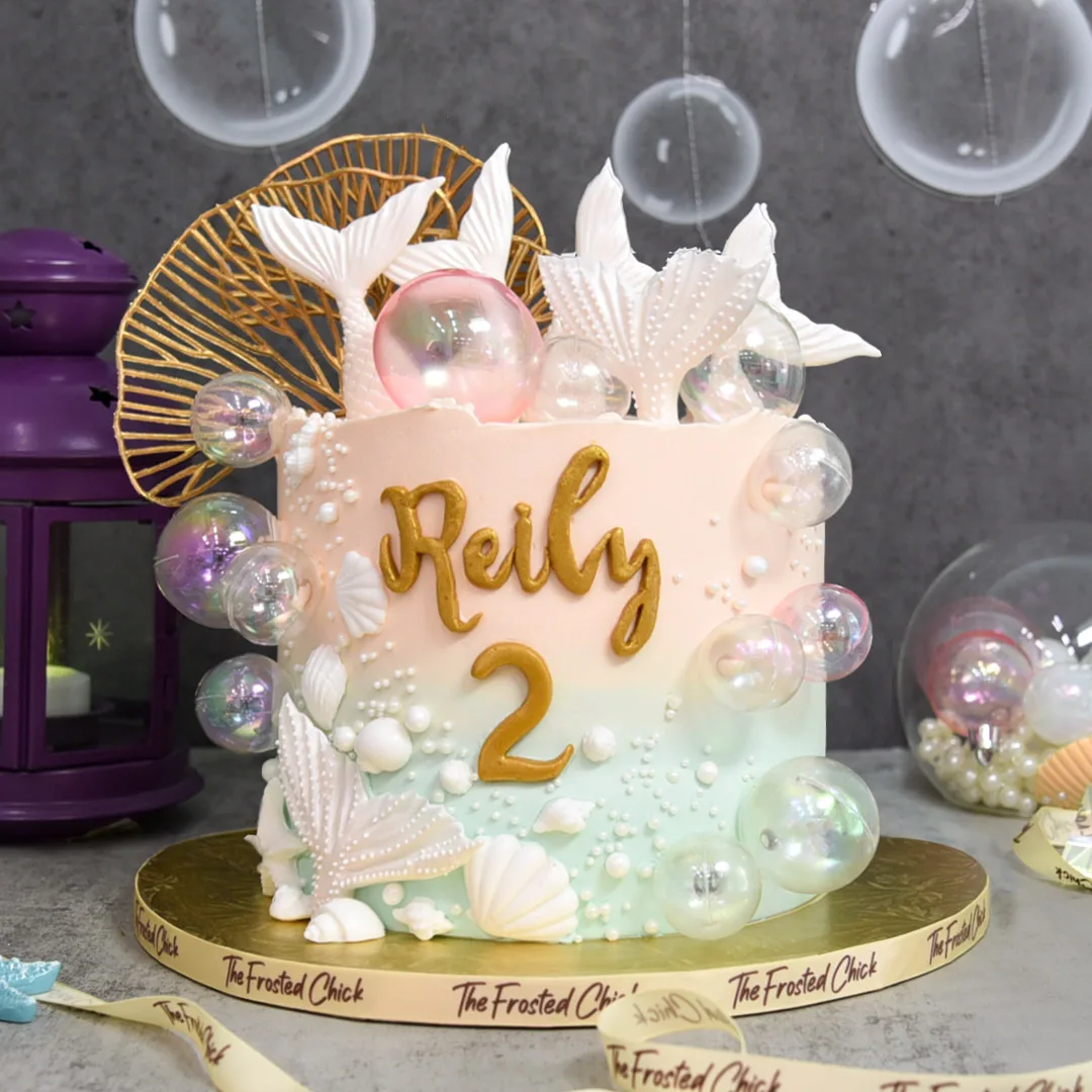 Enchanted Pastel Mermaid Cake