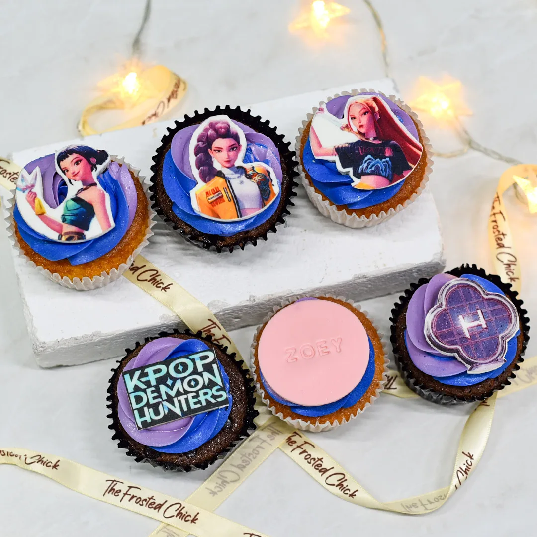 KPop Demon Hunters Huntrix Cupcakes