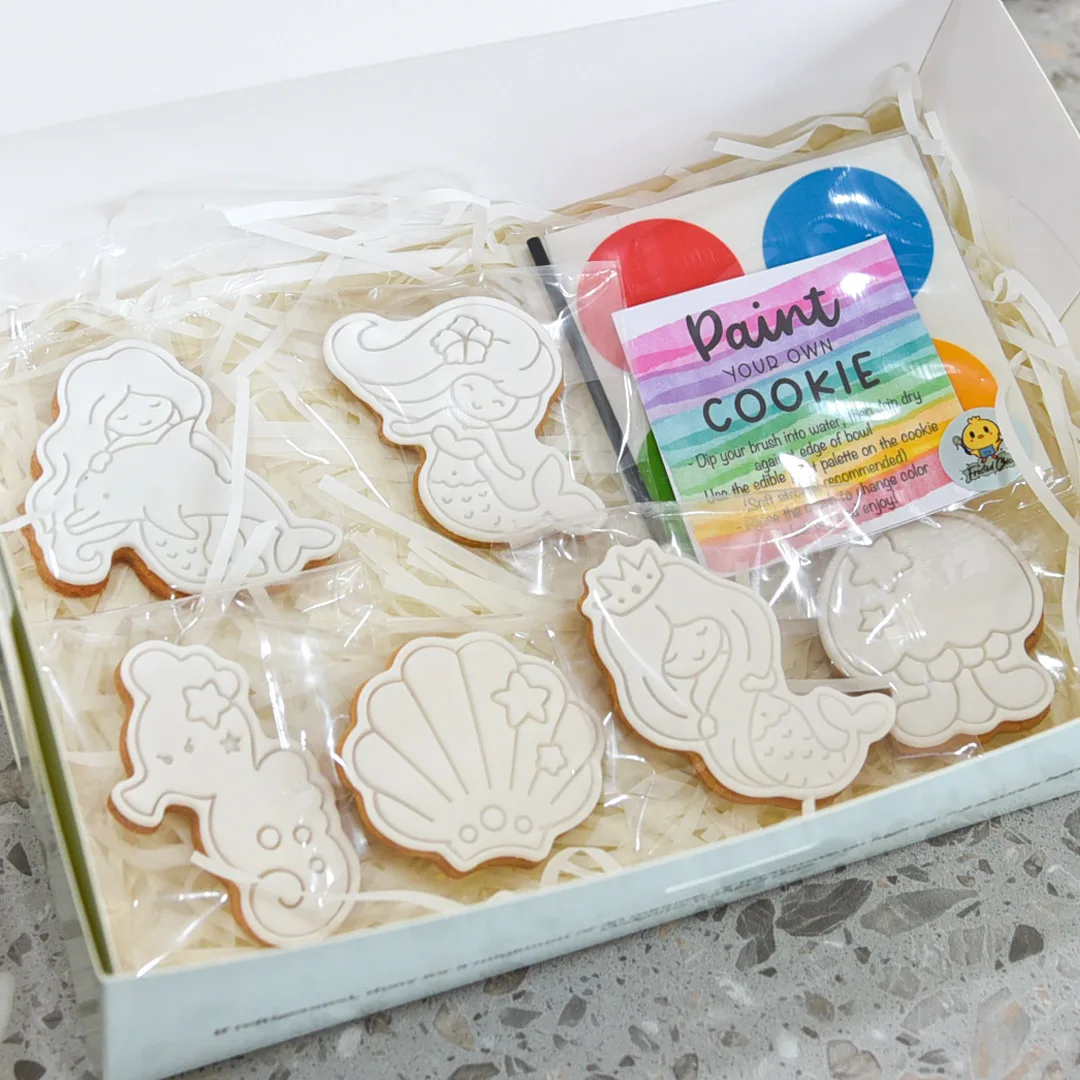Paint Your Own Cookie (Mermaid Set)