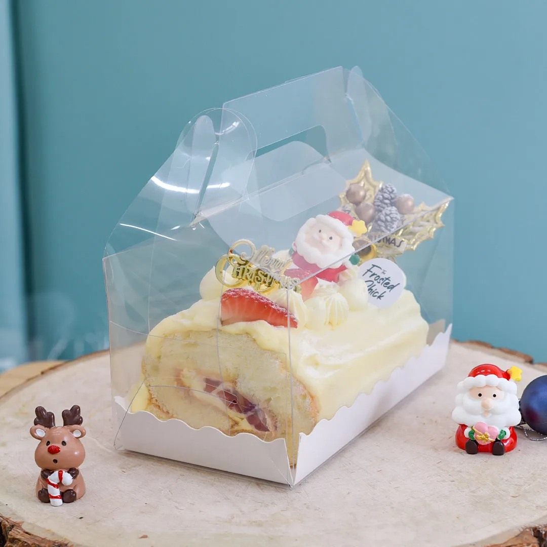 Mini Strawberry Shortcake Log Cake
