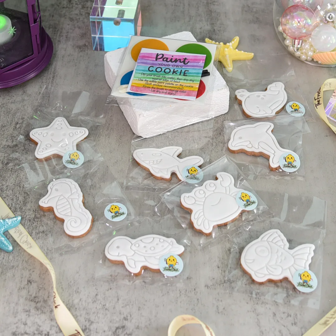 Paint Your Own Cookie (Underwater Sea Creatures Set)