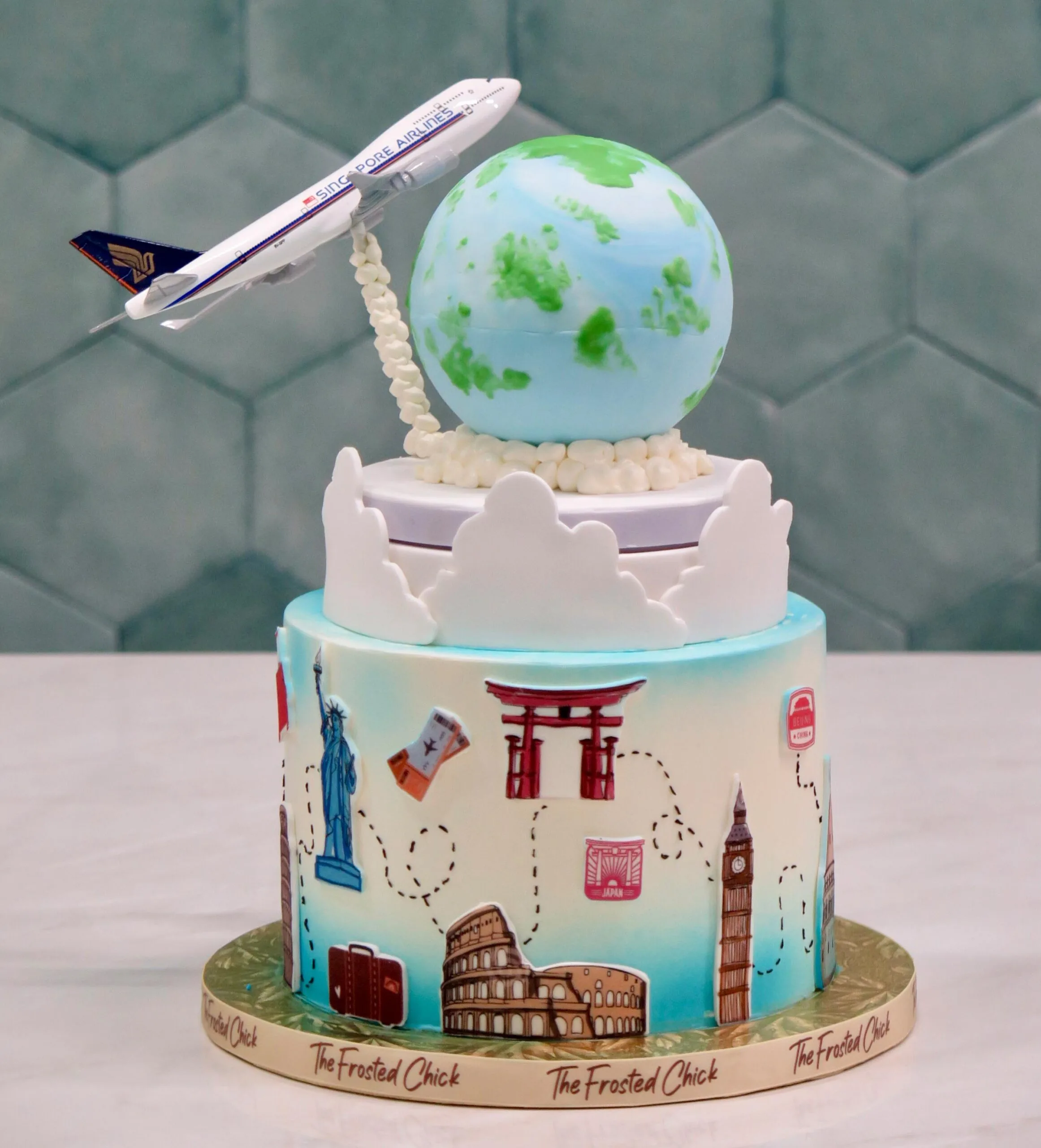 Globetrotter Travel Cake