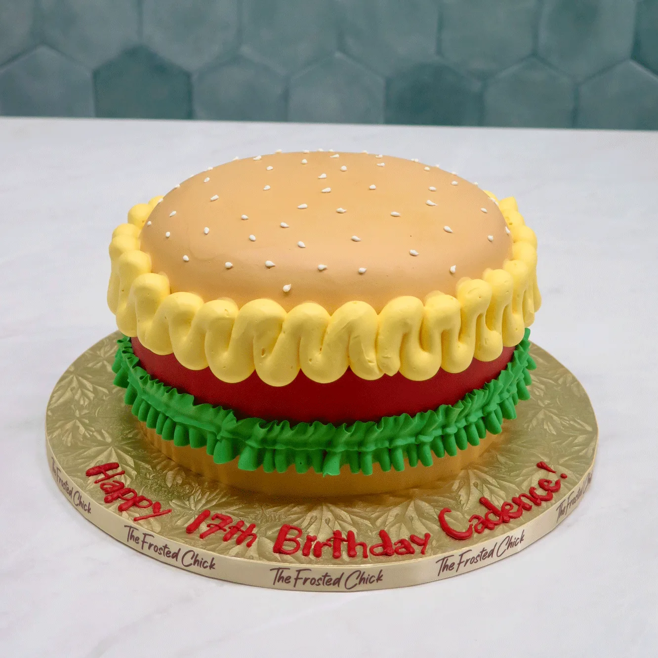 Hamburger Cake