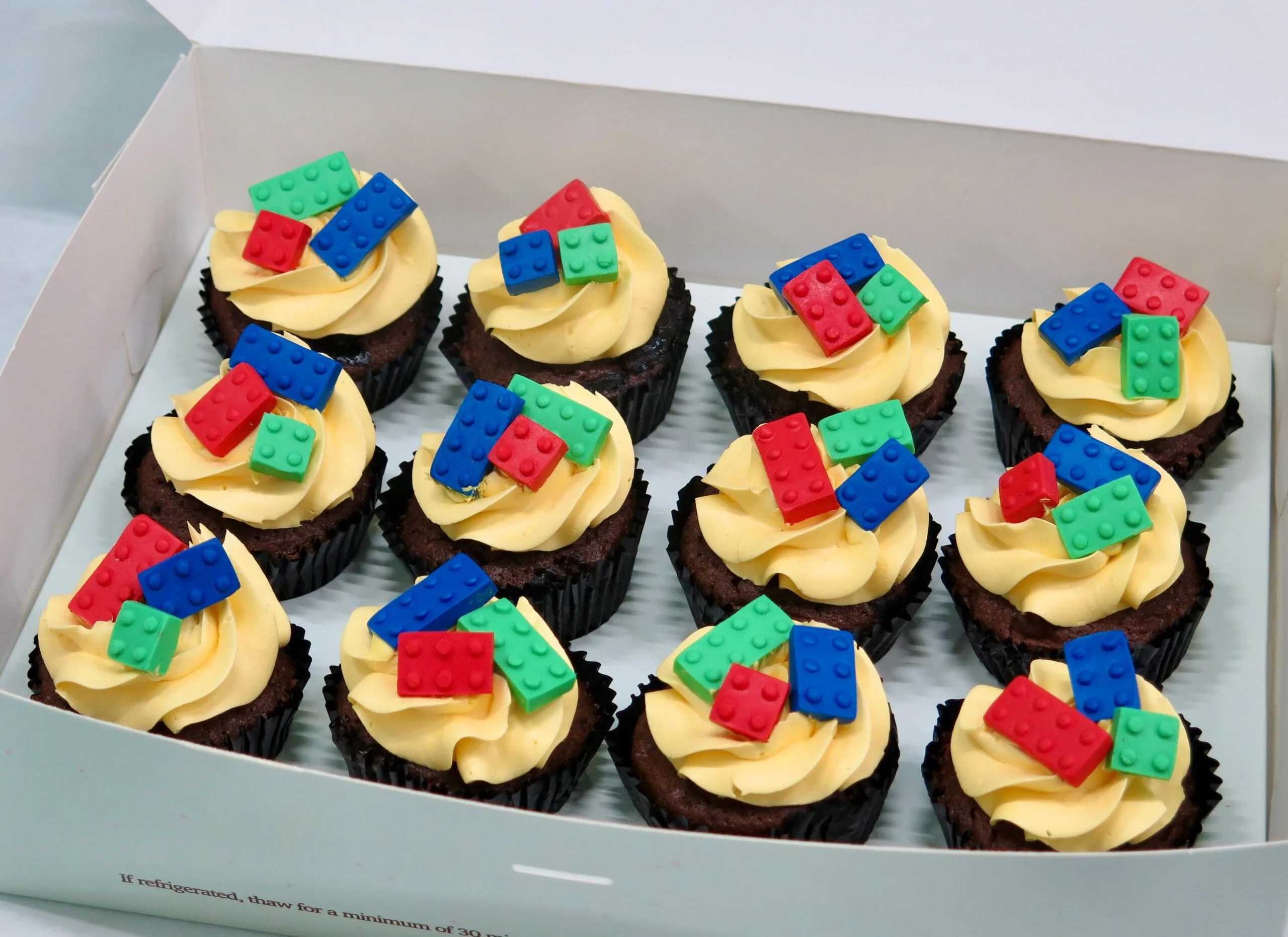 Lego Building Blocks Cupcakes