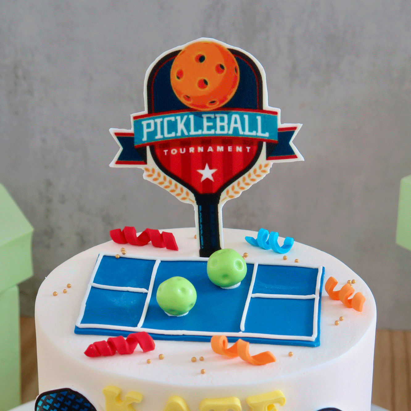 Pickleball Cake
