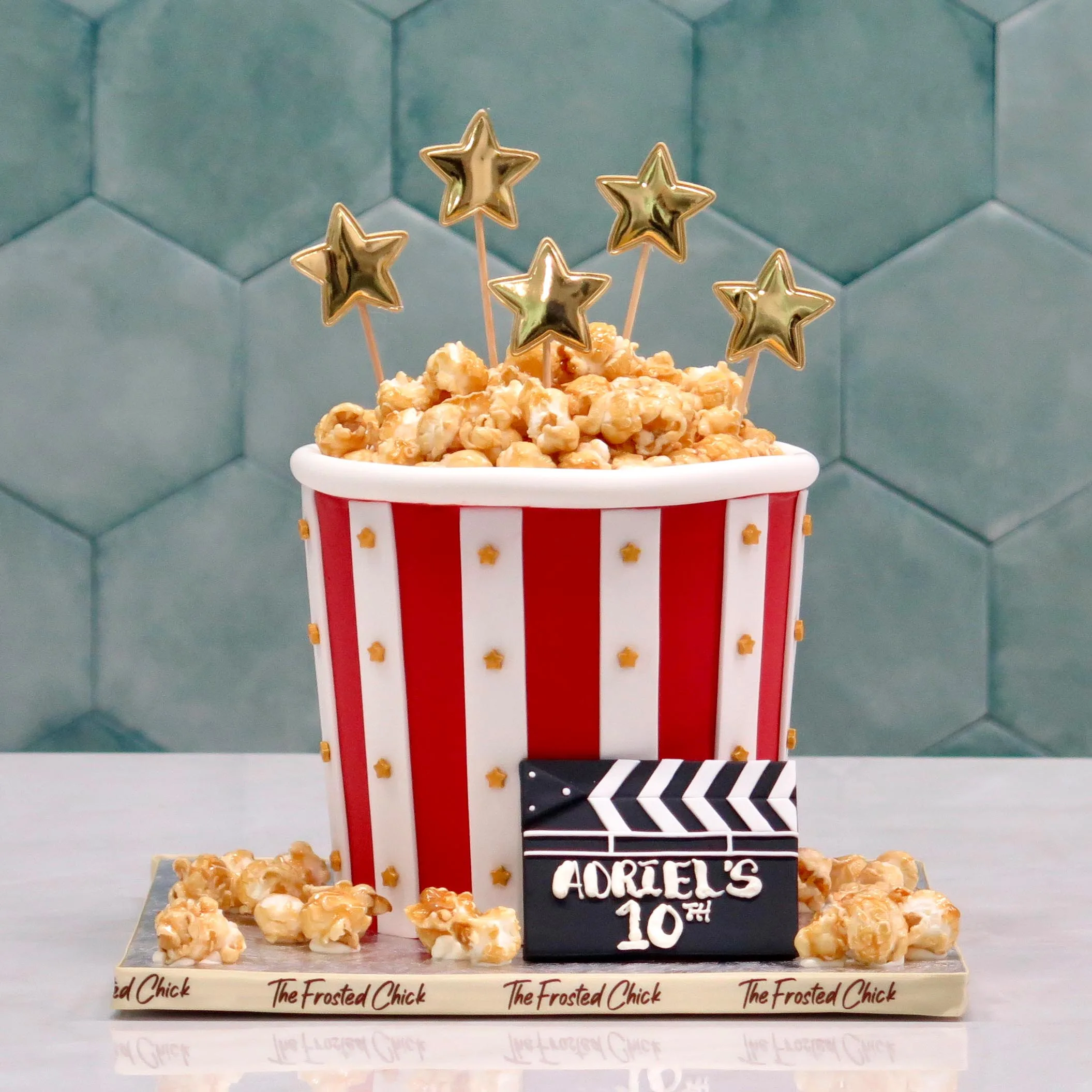 Film Popcorn Bucket Cake