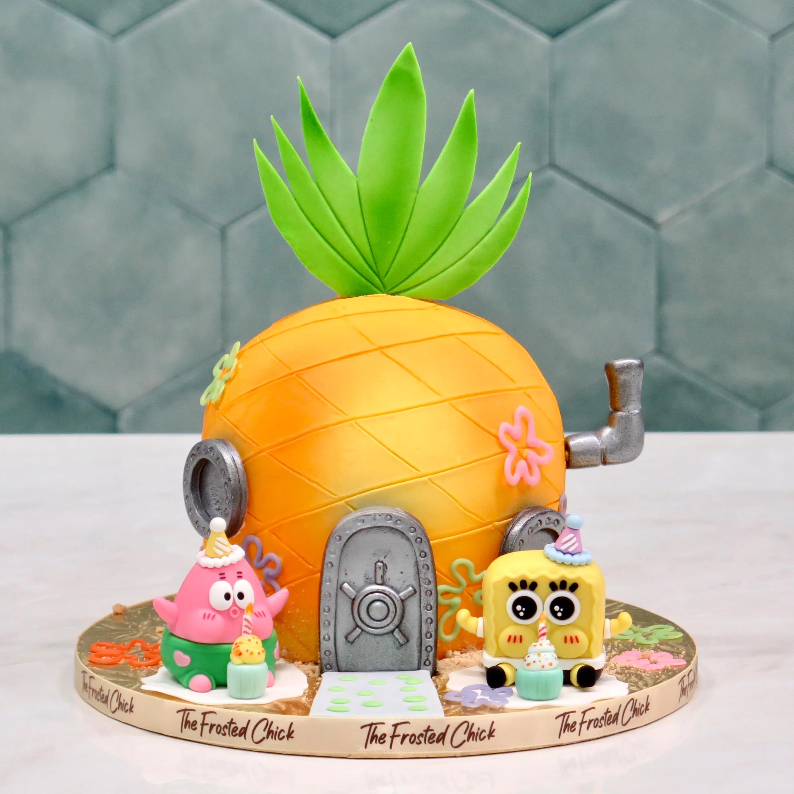 SpongeBob Inspired Pineapple House Cake