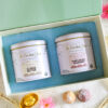 chinese new year gift box set of 2 cookie tins