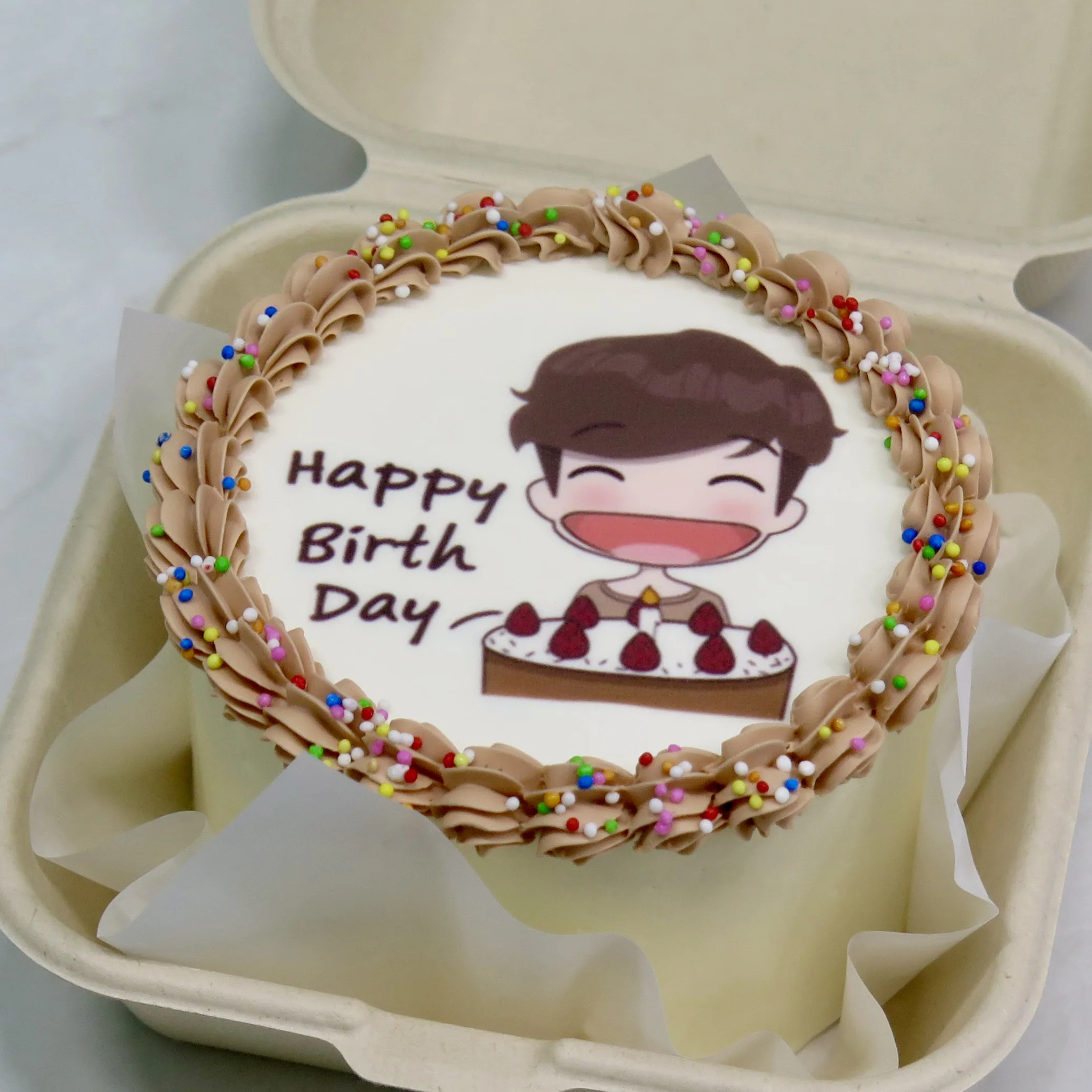 Personalised Printed Photo Bento Cake