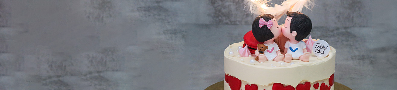couple love cake