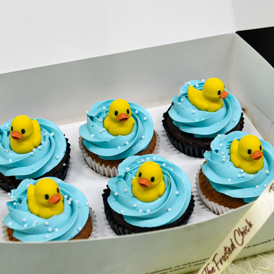 Yellow Duck Cupcakes