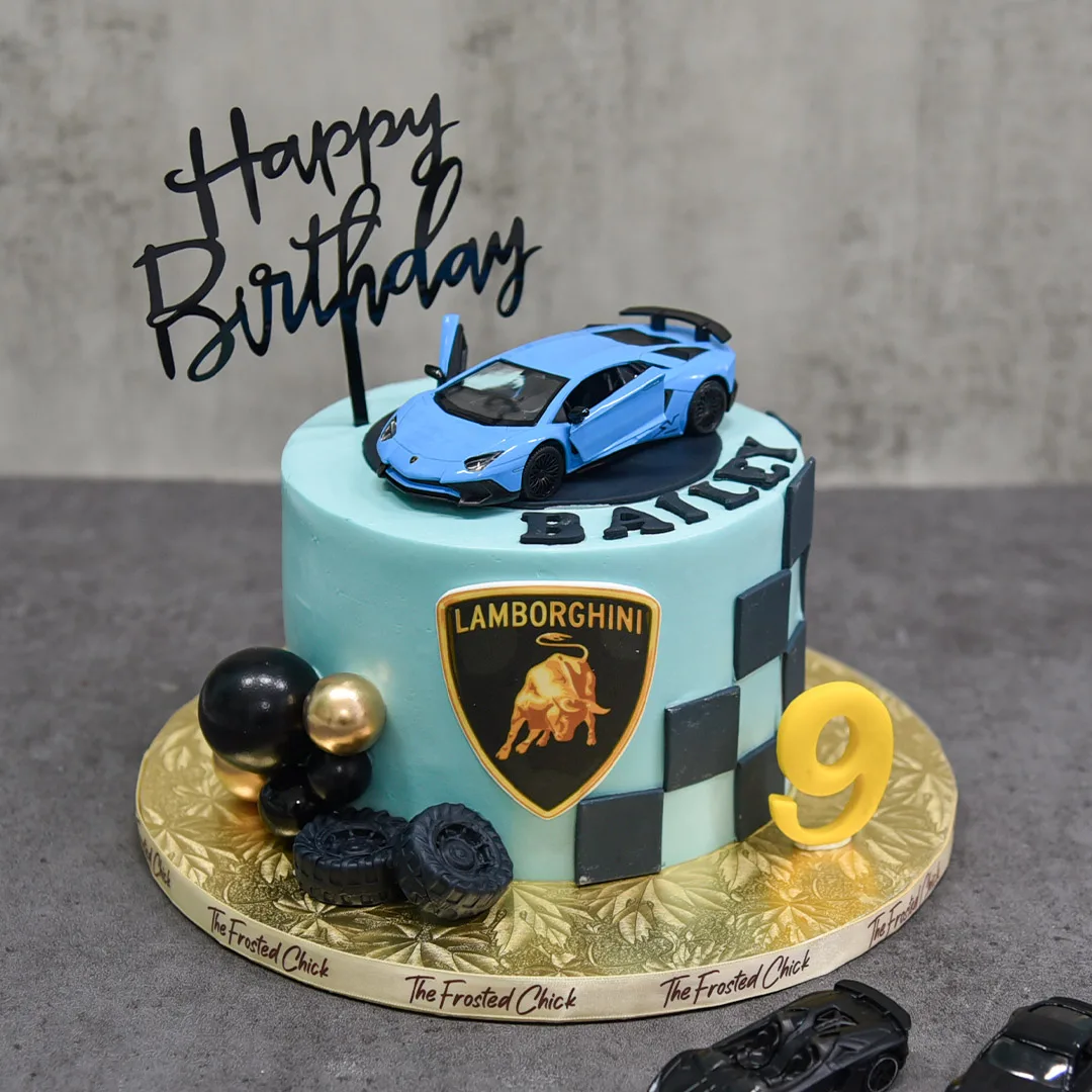 Lamborghini Luxury Car Cake