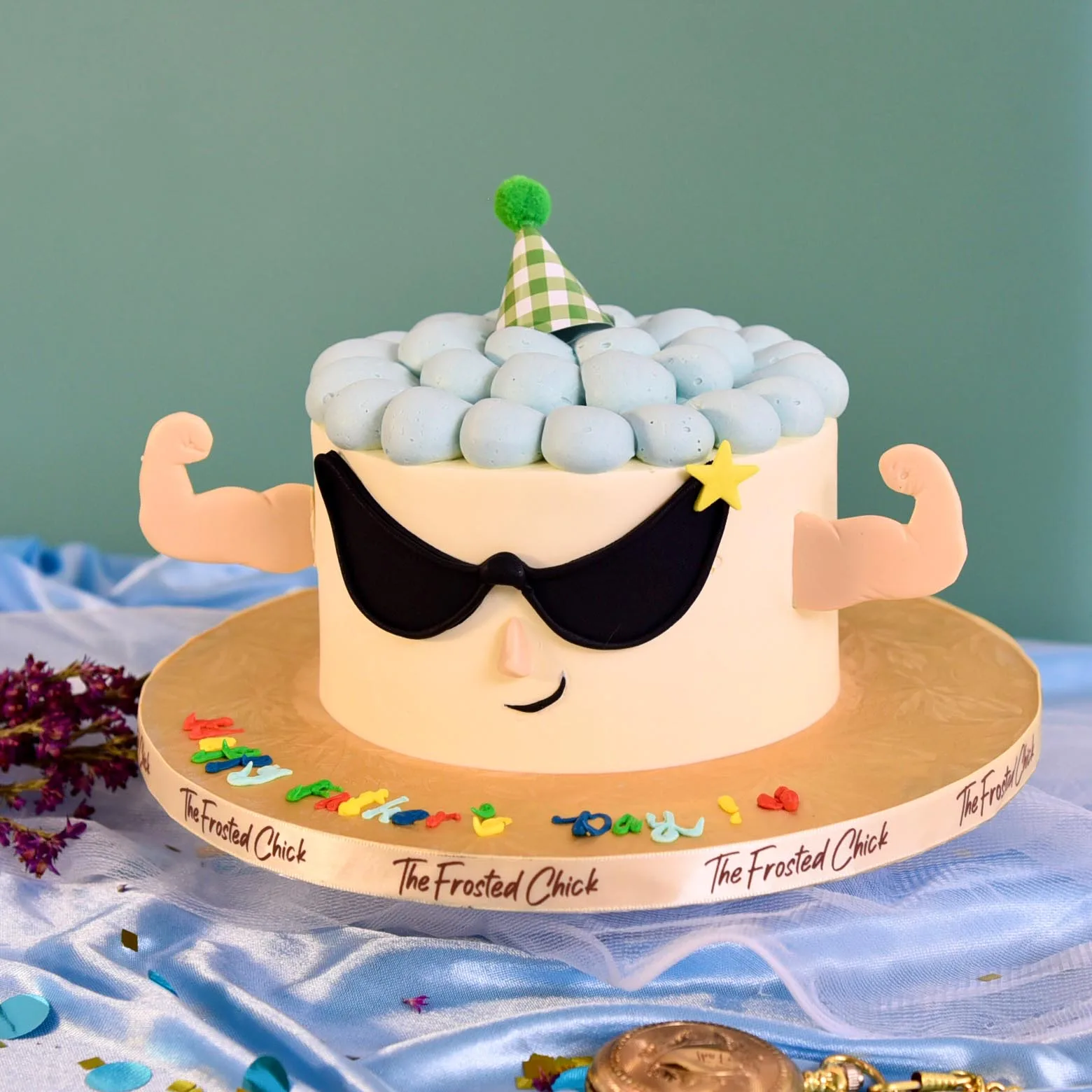Cool Muscular Dad Cake