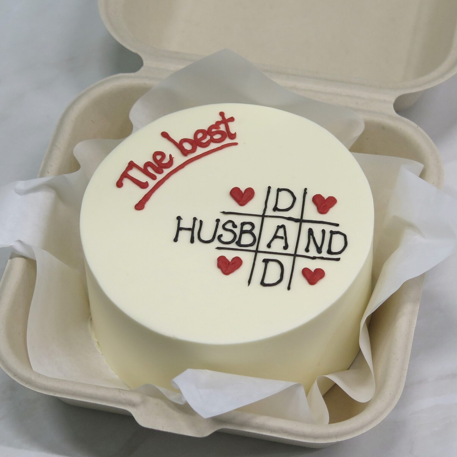Best Husband & Dad Bento Cake | The Frosted Chick